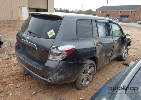 2008 Toyota Highlander Sport from USA, damaged, VIN JTEDS43A482023994